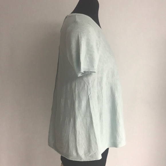 ANTHRO Short Sleeves Floaty Knit Sweater NWT - Picture 2 of 7